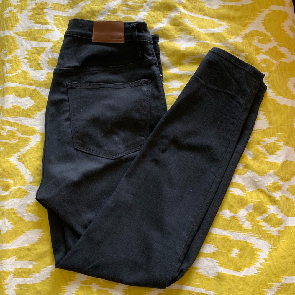 Madewell 9” High-Rise Skinny Black Jean
